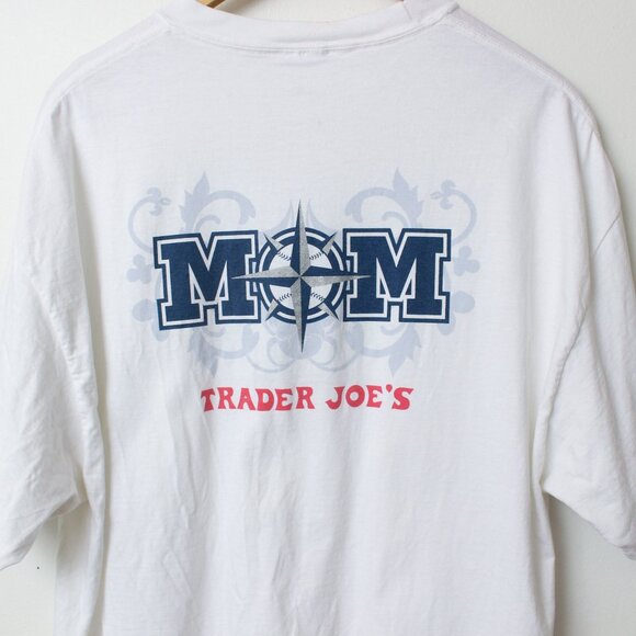 Seattle Mariners Shirt Men White Trader Joes Mom Tee - Picture 5 of 6